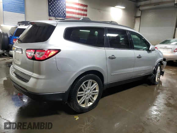2015 Chevrolet Traverse LT with VIN 1GNKVGKD2FJ368192, listed as a Copart auction lot 51144395 with 143,620 mi miles and Salvage Title. Bid and sale history available at DreamBid. Image 3.