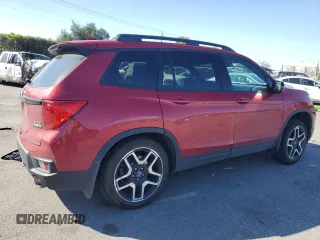 2023 Honda Passport Elite with VIN 5FNYF8H06PB013044, listed as a Copart auction lot 48347315 with 44,250 mi miles and Salvage Title. Bid and sale history available at DreamBid. Image 3.