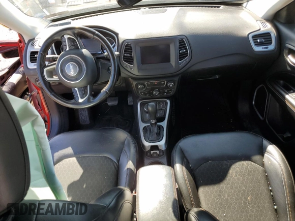 2018 Jeep Compass Latitude with VIN 3C4NJDBB3JT256453, listed as a Copart auction lot 49416085 with Not Provided miles and Salvage Title. Bid and sale history available at carsss.com. Image 8.