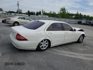 2005 Mercedes-Benz S 500 z VIN WDBNG84J15A459282, wystawiony jako Copart lot #58610135 z przebiegiem 139 775 mil mil oraz Szkoda całkowita • Salvage title. Historia ofert i sprzedaży dostępna na DreamBid. Obrazek 3.