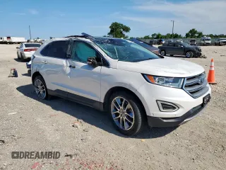 2017 Ford Edge Titanium z VIN 2FMPK4K87HBC26173, wystawiony jako Copart lot #58070565 z przebiegiem 63 989 mil mil oraz Szkoda całkowita • Salvage title. Historia ofert i sprzedaży dostępna na DreamBid. Obrazek 4.