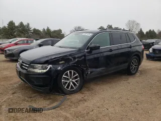 2019 Volkswagen Tiguan SE with VIN 3VV2B7AX2KM201195, listed as a Copart auction lot 52821335 with 72,382 mi miles and Salvage Title. Bid and sale history available at DreamBid. Image 1.