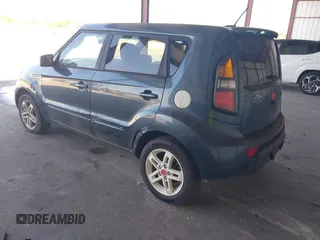 2011 Kia Soul + with VIN KNDJT2A25B7279401, listed as a IAAI auction lot 41874955 with 177,944 mi miles. Bid and sale history available at carsss.com. Image 3.
