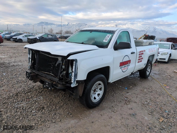 2018 Chevrolet Silverado 1500 Work Truck with VIN 1GCNCNEC3JZ907030, listed as a Copart auction lot 88973445 with 101,956 mi miles and Salvage Title. Bid and sale history available at carsss.com. Image 1.