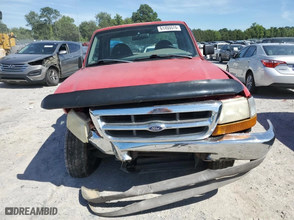 1998 Ford Ranger XL with VIN 1FTYR14U8WTA42922, listed as a Copart auction lot 76815634 with 106,540 mi miles and Salvage Title. Bid and sale history available at carsss.com. Image 5.