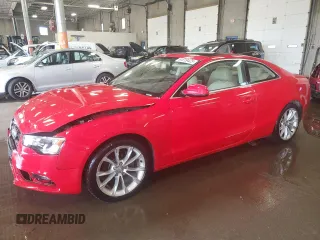2014 Audi A5 Premium Plus with VIN WAULFAFR5EA010240, listed as a Copart auction lot 61819425 with 78,027 mi miles and Salvage title. Bid and sale history available at DreamBid. Image 1.