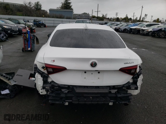 2017 Alfa Romeo Giulia with VIN ZARFAEDN1H7541156, listed as a Copart auction lot 73412182 with 50,085 mi miles. Bid and sale history available at carsss.com. Image 6.