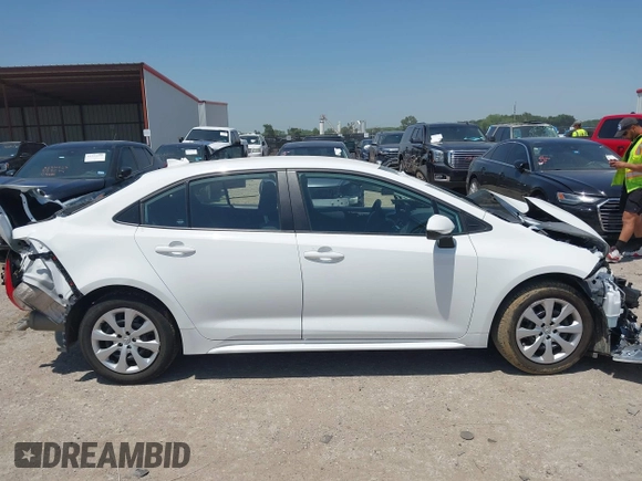 2024 Toyota Corolla LE with VIN 5YFB4MDE0RP120068, listed as a IAAI auction lot 42162214 with Not provided miles and . Bid and sale history available at DreamBid. Image 12.
