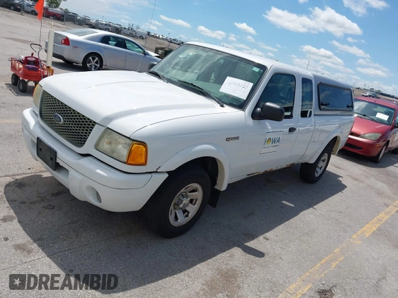 2002 Ford Ranger XL Fleet with VIN 1FTYR44V12PB49923, listed as a IAAI auction lot 42683323 with 116,249 mi miles and . Bid and sale history available at DreamBid. Image 2.