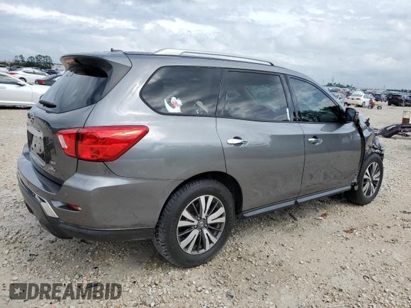 2017 Nissan Pathfinder SL with VIN 5N1DR2MM2HC698035, listed as a Copart auction lot 53912965 with 116,704 mi miles and Salvage title. Bid and sale history available at DreamBid. Image 3.