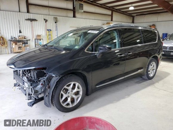 2017 Chrysler Pacifica Touring L with VIN 2C4RC1BG7HR608310, listed as a Copart auction lot 55654555 with 96,763 mi miles and Salvage Title. Bid and sale history available at DreamBid. Image 1.