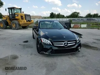 2019 Mercedes-Benz C 300 with VIN 55SWF8DB6KU316217, listed as a Copart auction lot 57811325 with 43,054 mi miles and Salvage title. Bid and sale history available at DreamBid. Image 13.