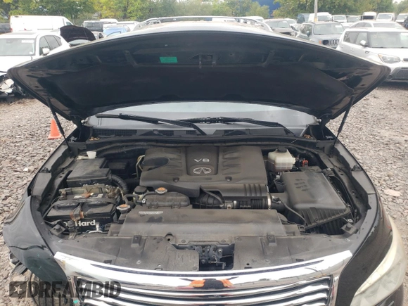 2012 Infiniti QX56 8-passenger with VIN JN8AZ2NC1C9315502, listed as a Copart auction lot 71638734 with 146,518 mi miles and Salvage Title. Bid and sale history available at carsss.com. Image 12.