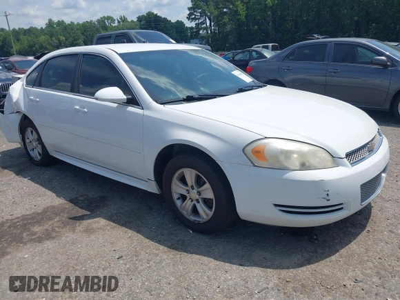 2015 Chevrolet Impala LS with VIN 2G1WA5E38F1121775, listed as a IAAI auction lot 42618932 with 151,653 mi miles and . Bid and sale history available at DreamBid. Image 1.