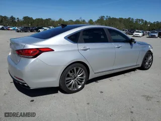 2015 Hyundai Genesis 5.0L with VIN KMHGN4JF7FU028076, listed as a Copart auction lot 48015085 with 144,021 mi miles and Salvage Title. Bid and sale history available at carsss.com. Image 3.