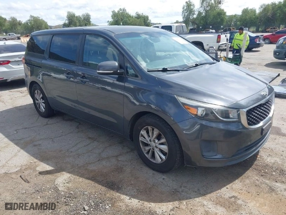 2017 Kia Sedona LX with VIN KNDMB5C1XH6226200, listed as a IAAI auction lot 41923010 with NaN miles. Bid and sale history available at carsss.com. Image 1.