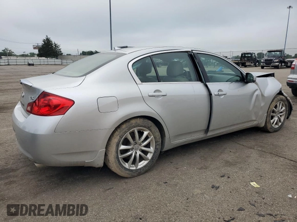 2008 Infiniti G35 Journey with VIN JNKBV61E68M206529, listed as a Copart auction lot 61417315 with 83,186 mi miles and Salvage title. Bid and sale history available at DreamBid. Image 3.