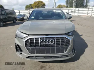 2020 Audi Q3 S line Premium with VIN WA1DECF37L1052630, listed as a Copart auction lot 45125555 with 57,910 mi miles and Non Repairable. Bid and sale history available at carsss.com. Image 5.