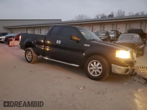 2006 Ford F-150 XL with VIN 1FTPX12V66FB62648, listed as a Copart auction lot 85877304 with 141,292 mi miles and Salvage Title. Bid and sale history available at carsss.com. Image 4.