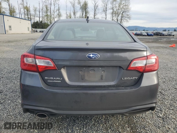 2018 Subaru Legacy Limited with VIN 4S3BNAN64J3031281, listed as a Copart auction lot 52573575 with 48,263 mi miles and Salvage Title. Bid and sale history available at carsss.com. Image 6.