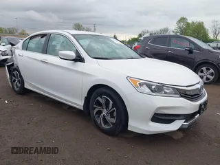2017 Honda Accord Sedan LX with VIN 1HGCR2F38HA293427, listed as a IAAI auction lot 42109593 with 80,370 mi miles. Bid and sale history available at carsss.com. Image 1.