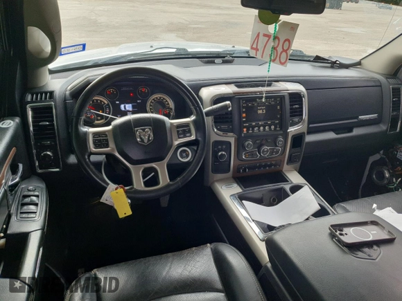 2015 Ram 3500 Laramie with VIN 3C63RRJL2FG661749, listed as a Copart auction lot 71062544 with 126,775 mi miles and Salvage Title. Bid and sale history available at carsss.com. Image 8.