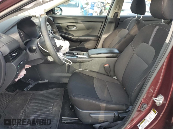 2024 Nissan Sentra SV with VIN 3N1AB8CV3RY244350, listed as a Copart auction lot 43572955 with 19,705 mi miles and Salvage title. Bid and sale history available at DreamBid. Image 7.