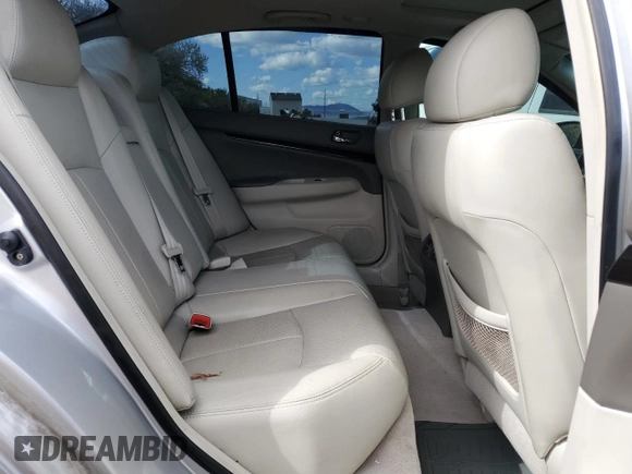 2011 Infiniti G37 x z VIN JN1CV6AR9BM352751, wystawiony jako Copart lot #56555135 z przebiegiem 154 366 mil mil oraz Szkoda całkowita • Salvage title. Historia ofert i sprzedaży dostępna na DreamBid. Obrazek 10.