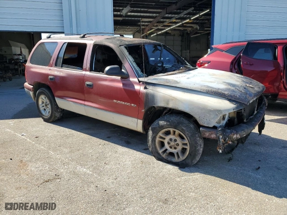 1999 Dodge Durango with VIN 1B4HR28Y2XF503158, listed as a Copart auction lot 74024244 with 0 mi miles and Non Repairable. Bid and sale history available at carsss.com. Image 4.