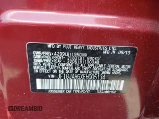 2014 Subaru Impreza Limited с VIN JF1GJAH6XEH005134, выставлен на аукционе Copart как лот 59714655 с пробегом 166 804 миль миль и Чистый • Clean title. История ставок и продаж доступна на DreamBid. Изображение 12.