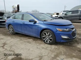 2023 Chevrolet Malibu RS with VIN 1G1ZG5ST4PF145985, listed as a Copart auction lot 45565685 with 38,806 mi miles and Salvage Title. Bid and sale history available at DreamBid. Image 4.