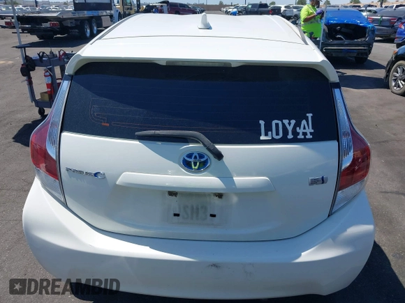 2015 Toyota Prius One with VIN JTDKDTB34F1112714, listed as a IAAI auction lot 42019567 with 163,411 mi miles and . Bid and sale history available at carsss.com. Image 17.