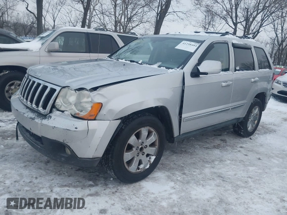 2008 Jeep Grand Cherokee with VIN 1J8HS58M58C117397, listed as a IAAI auction lot 41298484 with 208,095 mi miles and . Bid and sale history available at DreamBid. Image 17.