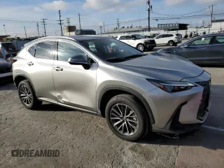 2022 Lexus NX with VIN JTJAKCEZ5N2004707, listed as a Copart auction lot 46451184 with 25,487 mi miles. Bid and sale history available at carsss.com. Image 4.