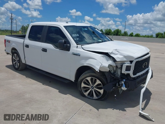 2019 Ford F-150 XL with VIN 1FTEW1CP5KKE62001, listed as a IAAI auction lot 42611277 with 207,262 mi miles and . Bid and sale history available at DreamBid. Image 1.