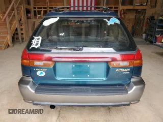 1999 Subaru Legacy Outback with VIN 4S3BG685XX7634327, listed as a Copart auction lot 57334825 with 125,342 mi miles and Clean title. Bid and sale history available at DreamBid. Image 6.