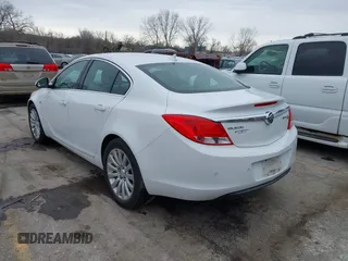 2011 Buick Regal CXL RL4 with VIN W04GS5EC2B1003708, listed as a IAAI auction lot 41724213 with 204,680 mi miles and . Bid and sale history available at DreamBid. Image 3.