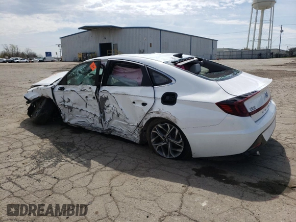 2023 Hyundai Sonata SEL with VIN KMHL64JA3PA255056, listed as a Copart auction lot 53910085 with Not Provided miles and Non Repairable. Bid and sale history available at DreamBid. Image 2.