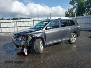 2013 Toyota Highlander Limited with VIN 5TDYK3EH8DS097562, listed as a Copart auction lot 59716335 with 162,385 mi miles and Salvage title. Bid and sale history available at DreamBid. Image 1.