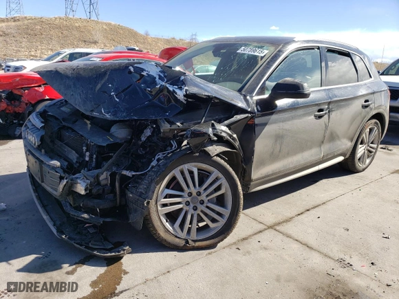2019 Audi Q5 Premium Plus with VIN WA1BNAFY1K2084747, listed as a Copart auction lot 50789615 with 66,046 mi miles and Salvage Title. Bid and sale history available at carsss.com. Image 1.