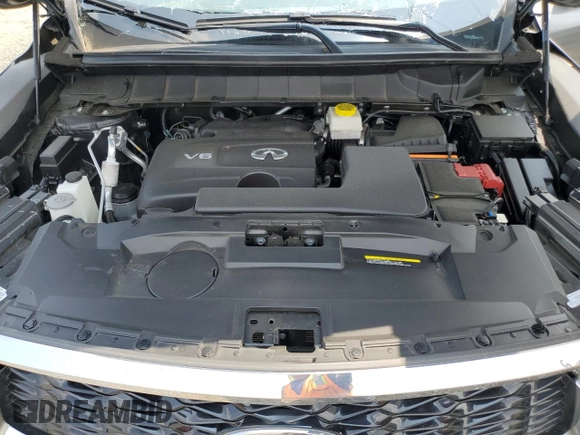 2022 Infiniti QX60 Pure with VIN 5N1DL1ES5NC338231, listed as a Copart auction lot 60042735 with 37,945 mi miles and Salvage title. Bid and sale history available at DreamBid. Image 12.