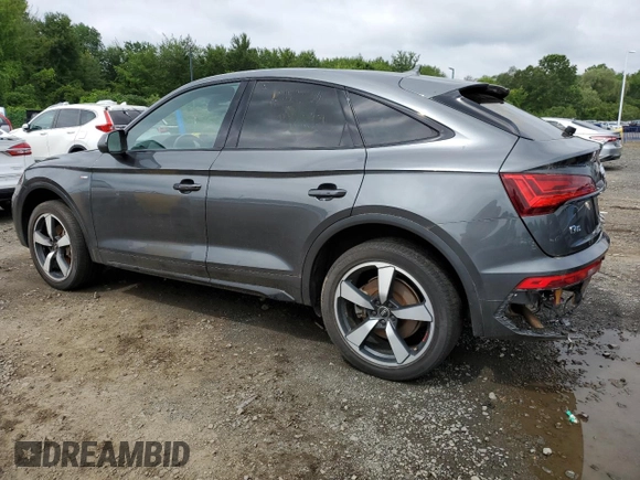 2022 Audi Q5 Sportback S line Premium Plus with VIN WA15AAFY2N2003008, listed as a Copart auction lot 64431705 with 98,944 mi miles and Clean title. Bid and sale history available at DreamBid. Image 2.