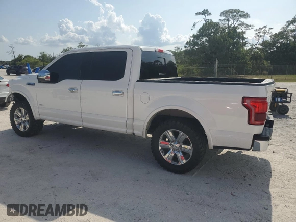 2015 Ford F-150 XL with VIN 1FTEW1CG5FFC86646, listed as a Copart auction lot 56131615 with 135,243 mi miles and Salvage title. Bid and sale history available at DreamBid. Image 2.