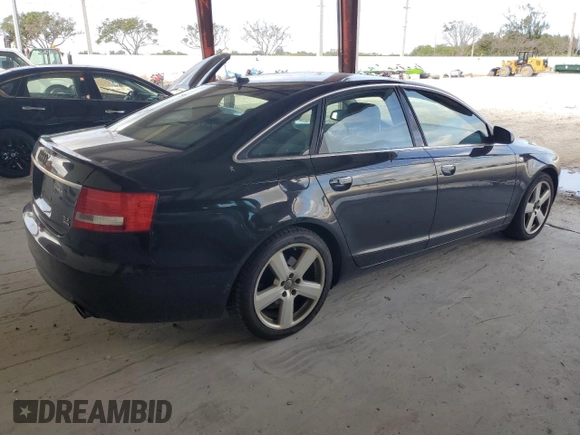 2008 Audi A6 with VIN WAUDH74F08N180187, listed as a Copart auction lot 86252154 with 205,370 mi miles and Clean Title. Bid and sale history available at carsss.com. Image 3.