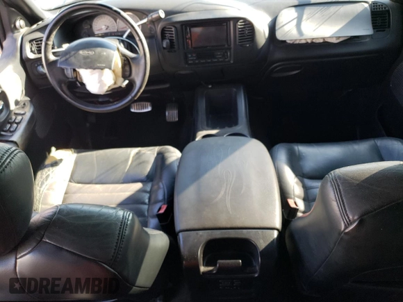 2002 Ford F-150 Harley Davidson with VIN 1FTRW07392KD46352, listed as a Copart auction lot 73463924 with 135,813 mi miles and Salvage Title. Bid and sale history available at carsss.com. Image 8.