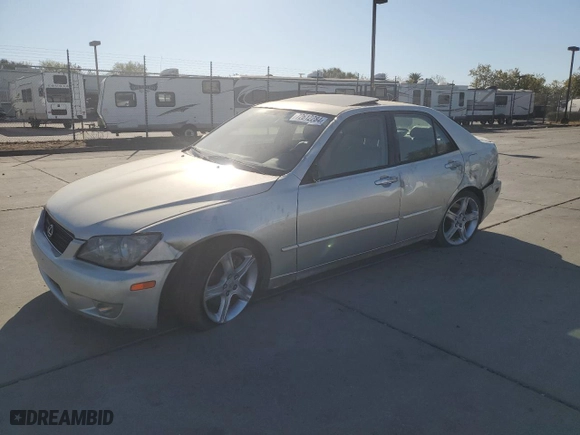 2004 Lexus IS 300 with VIN JTHBD192140082493, listed as a Copart auction lot 72612284 with 120,127 mi miles and Salvage Title. Bid and sale history available at carsss.com. Image 1.