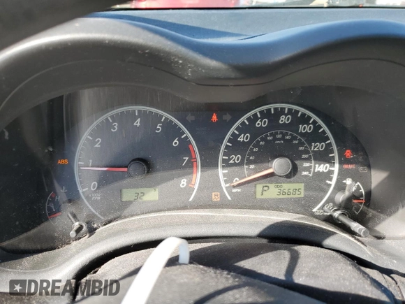 2013 Toyota Corolla L with VIN JTDBU4EE5DJ117615, listed as a Copart auction lot 52107305 with 36,685 mi miles and Clean Title. Bid and sale history available at carsss.com. Image 9.