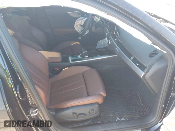 2022 Audi A4 S line Premium Plus with VIN WAUEAAF4XNA008656, listed as a IAAI auction lot 41754921 with 78,118 mi miles and . Bid and sale history available at DreamBid. Image 5.