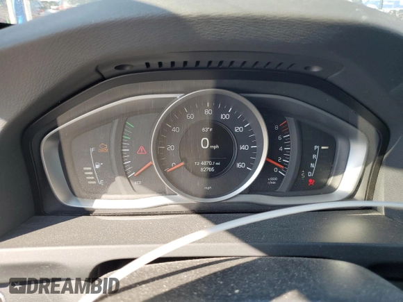2017 Volvo S60 Dynamic with VIN YV126MFL5H2435350, listed as a Copart auction lot 54753695 with 82,765 mi miles and Clean title. Bid and sale history available at DreamBid. Image 9.