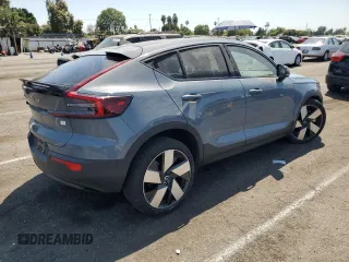 2023 Volvo C40 Recharge Pure Electric Plus with VIN YV4ED3GL2P2057274, listed as a Copart auction lot 64953304 with 12,459 mi miles and Salvage Title. Bid and sale history available at carsss.com. Image 3.